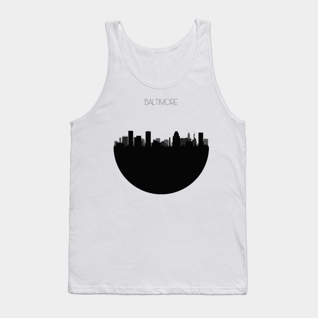 Baltimore Skyline Tank Top by inspirowl